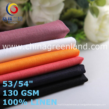 Algodão tecido de linho para vestuário têxtil (GLLML466)